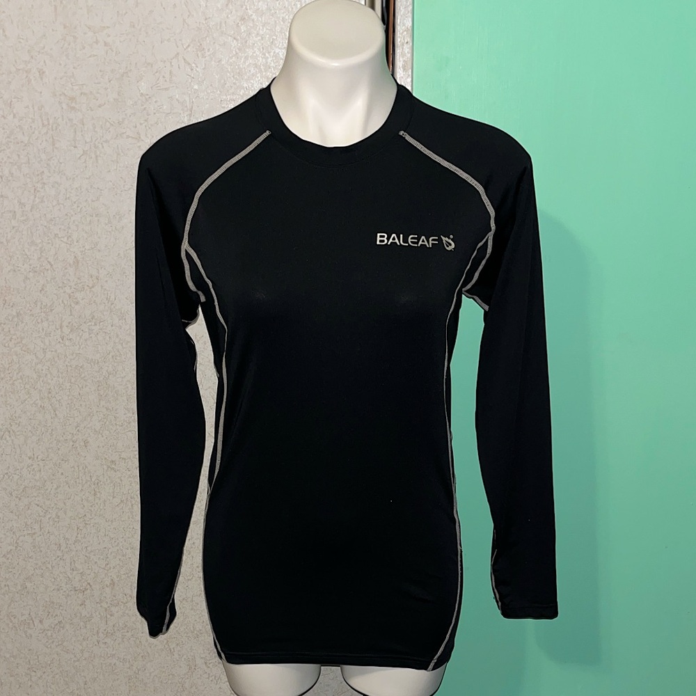 black baleaf spandex long sleeve